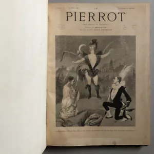 Adolphe Willette — Le Pierrot — 51 numéros - 1ère & 2e années — 1888-1889. - Picture 1 of 11