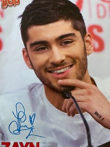 Zayn Malik, One Direction, Hunter Hayes, pinup vintage doppia pagina intera - Foto 1 di 2