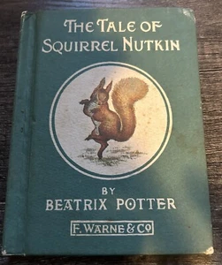 The Tale of A Squirrel Nutkin by Beatrix Potter 1931 Miniature BOOK Illustrated - Picture 1 of 10