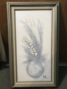 MYSTERY SIGNIERT GEMÄLDE ÖL AUF LEINWAND MODERN ZEITGENÖSSISCH ABSTRAKT - Bild 1 von 10