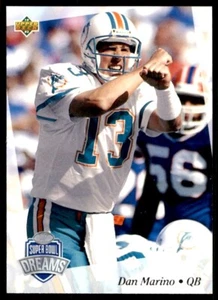 1993 Super Bowl Dreams #22 Dan Marino HOF RARO ODDBALL Miami Dolphins / Pitt - Foto 1 di 3