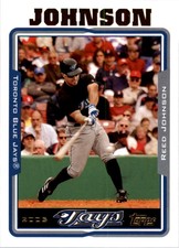 2005 Topps Toronto Blue Jays Baseball Card #488 Reed Johnson