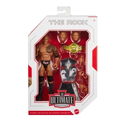 WWE Ultimate Edition Series #25 THE ROCK Action Figure Mattel NEW 2025 - Immagine 1 di 4