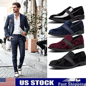Bruno Marc Men's Dress Tuxedo Shoe Slip-on Patent Leather Loafer Versatile Style - Picture 1 of 17