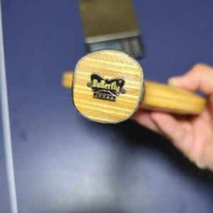 Vintage Rare!! Butterfly Table Tennis For practice swings blade Black Tag Subuly - Picture 1 of 6