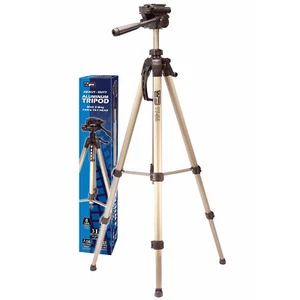 Heavy Duty 3-Section Tripod Aluminum 56" Max Height 3-Way Pan/Tilt Head - Picture 1 of 4