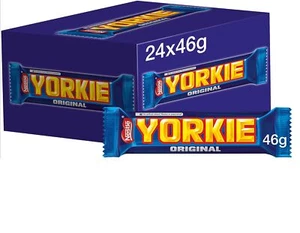 Yorkie Milk Chocolate Bars, 24 x 46 g FREE & FAST SHIPPING UK - Picture 1 of 5