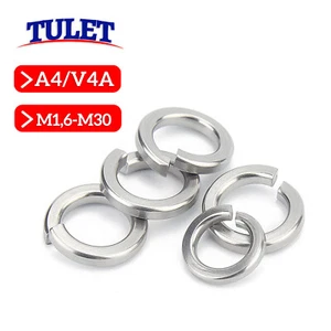 Anillos de resorte de acero inoxidable discos de resorte DIN 127 forma B A4 V4A VA inoxidable M1,6 - M30 - Imagen 1 de 21