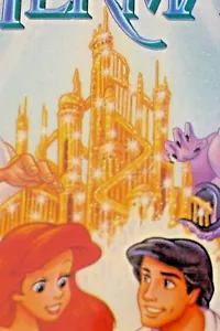 Walt Disney Die kleine Meerjungfrau VHS ""Verboten"" Cover Kunst schwarzer Diamant Die Klassiker - Bild 1 von 4