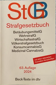 STRAFGESETZBUCH (StGB) | Beck-Texte im dtv - 63. Auflage 2024 - Bild 1 von 1