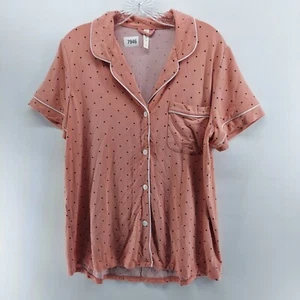 camicia donna pepe vivace taglia grande punto rosa bottoni pigiama tasca nuova con etichetta - Foto 1 di 9