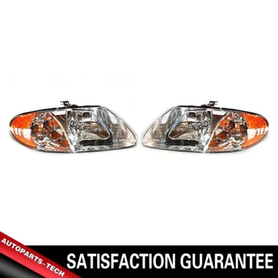 Комплект фар в сборе TYC для Dodge Caravan 2001 - 2005 2006 2007 - Изображение 1 из 4