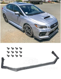 For 15-21 Subaru WRX STi JDM V-LIMITED PRIMER BLACK Front Bumper Lip Splitter - Picture 1 of 12