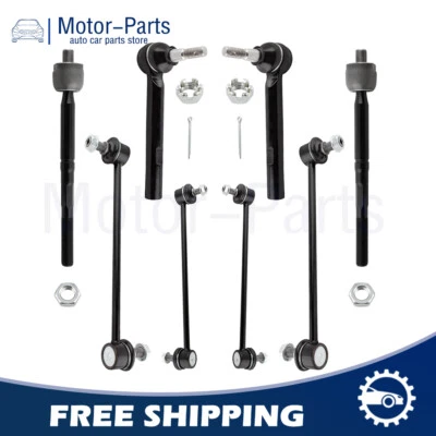 Barra estabilizadora exterior interior delantera 8 piezas para Toyota Highlander Lexus RX330 Foto 1 de 4