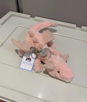 Jellycat 12cm Cute Flying Dragon Plush Keychain Pendant Genuine with label - Image 1 of 4