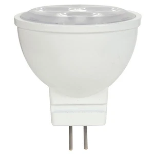 Satco 3w LED MR11 Warm White 3000k GU4 FL25 Light bulb - 20w Equivalent - Picture 1 of 2