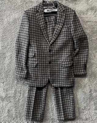 Traje a cuadros Harris Tweed para hombre de Asos *Ver medidas chaqueta 38R pantalones 32 Foto 1 de 4