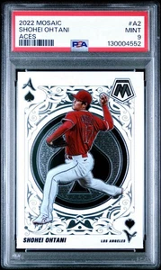 2022 Panini Mosaic - Aces Shohei Ohtani #A-2 PSA 9 - Picture 1 of 5