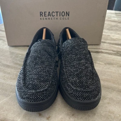 Mocasines sin cordones Kenneth Cole REACTION Trace nuevos en caja - negros - para hombre talla 7 Foto 1 de 4