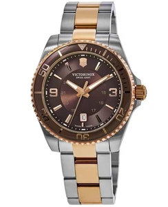 Nuevo Reloj Victorinox Swiss Army Maverick Grande Cuarzo Esfera Marrón Para Hombre 241951 - Imagen 1 de 4
