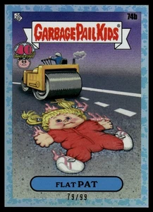 2025 Garbage Pail Kids 40th Anniversary FLAT PAT Drool Blue Border /99 #74b - Picture 1 of 2