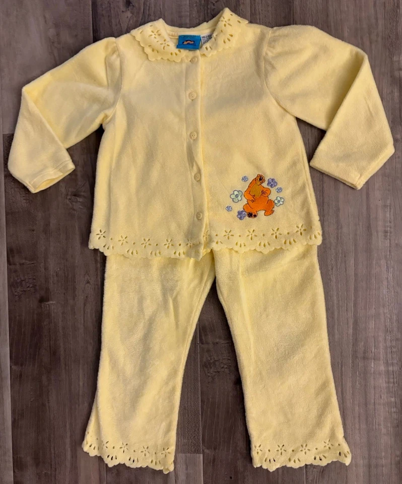 罕见 • 2000 年代 Jim Henson • 全新无标签 Deadstock • 孔形装饰 • 刺绣熊 — 第 1/4 张图片