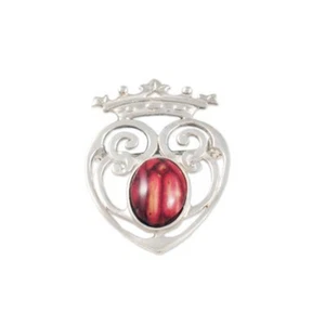 Scottish Heathergem Luckenbooth Brooch Multicoloured Handmade Gift Jewelry - Picture 1 of 1