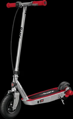 Scooter eléctrico Razor 13112193 Black Label E100, plateado/rojo Foto 1 de 3