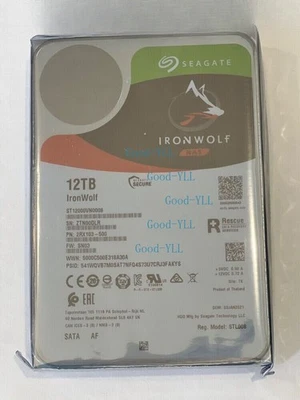 Seagate New ST12000VN0008 12TB IronWolf 3.5"SATA 7200rpm Internal Hard Drive HDD - Image 1 of 3