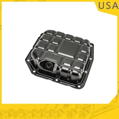 Para Hyundai Elantra 2007-2008 2009-2010 Elantra 2,0 L cárter de aceite acero negro Foto 1 de 4