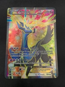 Pokémon TCG Xerneas-Ex Holo Full Art Ultra Rare Card XY 146/146 MP - Picture 1 of 12