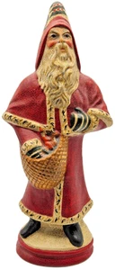 Vaillancourt Weihnachtsmann mit Weihnachtsmann auf Rentier im Sack Weihnachtsfigur - Bild 1 von 12