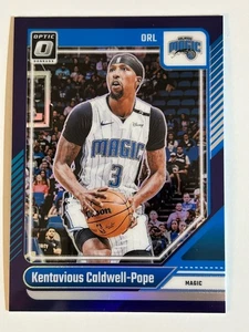 Kentavious Caldwell-Pope 2024-25 Panini Optic (SP) Purple Prizm #145 Magic - Imagen 1 de 2