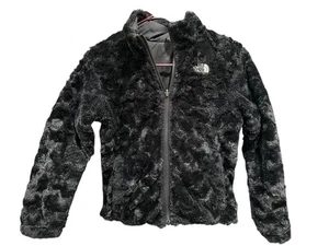 The North Face Wende Mossbud Jacke Mantel Mädchen M Medium 10 12 schwarz Fleece - Bild 1 von 5