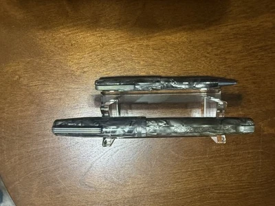 Juego Pluma Estilográfica Gris Esterbrook Visumaster Primera Generación Foto 1 de 4