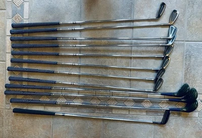 Vintage Lady Velvet Delta Golf Club Set 12 Piece Stainless Drivers Woods Putter - Image 1 of 4