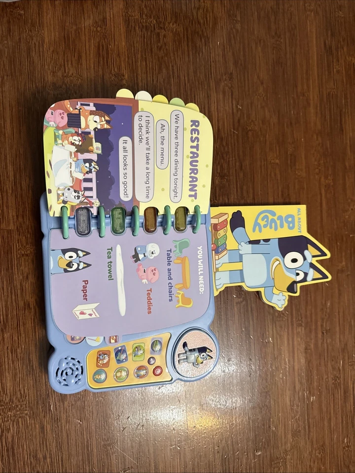 VTech Bluey Bluey's Libro de Juegos Juguetes para Bebés y Niños Pequeños Foto 1 de 3