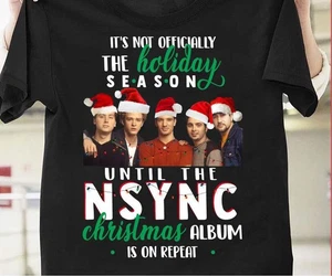 MERRY CHRISTMAS NSYNC Band Shirt lustig schwarz Unisex S-5XL BL736 - Bild 1 von 3