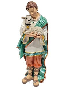 Estatuilla Hawthorne Village The Jeweled Nativity Collection PASTOR Y CORDERO - Imagen 1 de 13