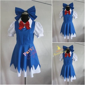 Touhou Koumakyou Cirno Disfraces Cosplay Proyecto Touhou Vestidos Hechos a Medida - Imagen 1 de 7