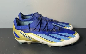 Adidas X Crazyfast ELITE FG Messi Soccer Cleats Shoes Blue ID0710 Mens Size 6 - Picture 1 of 8