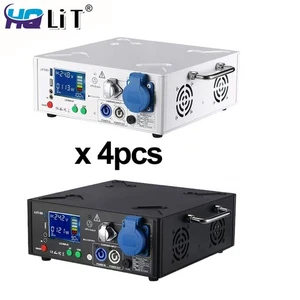 1500W Batteriebetriebene Basis Kaltfunken Maschine Bühne DJ Licht Akku 4er Pack - Bild 1 von 9