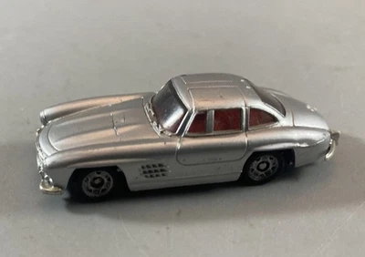 Mercedes Benz Gullwing Gray Monogram Mini Exacts Model Cars Diecast 1/87 1980s - Image 1 of 4