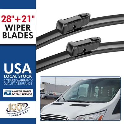 MGT 28"+21" Wiper Blades OEM Replacement for Ford Transit-350 150 250 2022-2015 - Image 1 of 4