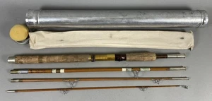 Vintage Wright & McGill Eagle Claw Trailmaster 7.5’ Spin/Fly Rod + Case USA - Picture 1 of 6