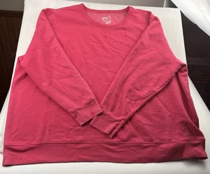Leichter Pullover Sweatshirt Damen Plus 5X (30W/32W) Just My Size rosa - Bild 1 von 9