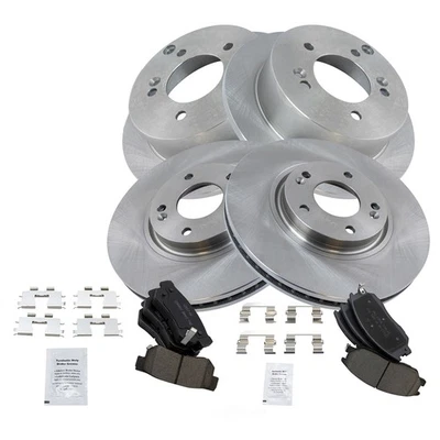 Disc Brake Kit-Ceramic Brake Pad and Rotor Kit TRQ fits 2004 Hyundai XG350 - Image 1 of 4