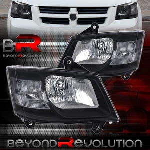 For 2008-2010 Grand Caravan Black Clear Corner Headlamps LH+RH Bumper Lights Set - Bild 1 von 4