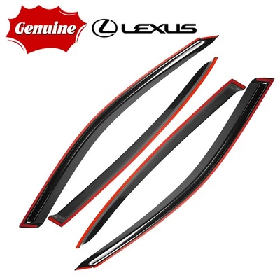 Visera de ventana original Lexus GS300 1998-2005 deflector de ventilación solar viento Foto 1 de 4