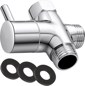 G1/2 Valvola Deviatore Rubinetto per Soffione Doccia, Ottone Massiccio Valvola D - Foto 1 di 12